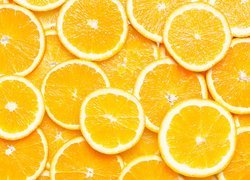 Pomarańcze, Tekstura, Plasterki
