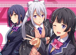 Trzy, Dziewczyny, Rin, Kaede, Mito, Napisy, Manga Anime