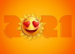 Uśmiechnięte słoneczko w dacie 2021