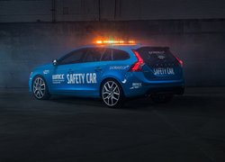 Samochód bezpieczeństwa, Niebieskie, Volvo V60