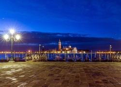 San Giorgio Maggiore, Kanał, Latarnie, Wenecja, Włochy