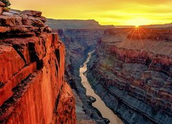 Stany Zjednoczone, Stan Arizona, Park Narodowy Wielkiego Kanionu, Kanion, Rzeka Kolorado, Punkt widokowy, Toroweap Overlook