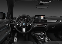 Wnętrze samochodu BMW M2 Coupé z 2018 roku