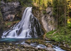 Wodospad Gollinger Waterfall w Austii