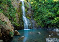 Wodospad Kitekite Falls w Nowej Zelandii