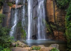 Wodospad Shine Falls w Nowej Zelandii