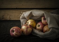 Worek z jabłkami