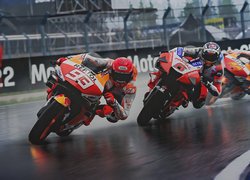 Gra, MotoGP 22, Motocykle, Motocykliści, Tor, Wyścig