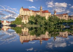 Zamek Sigmaringen nad Dunajem