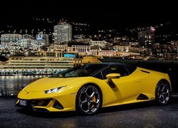 Żółte, Lamborghini Huracan EVO Spyder