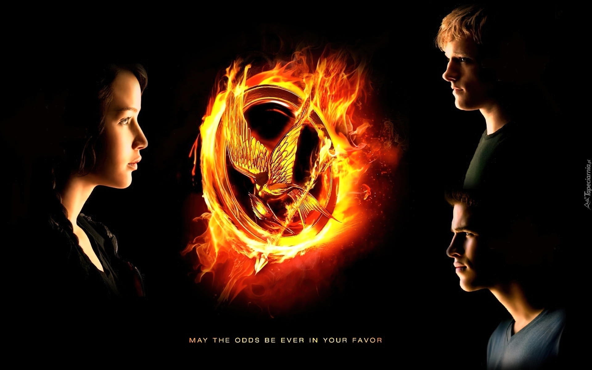 Igrzyska śmierci, Katniss, Peeta, Gale