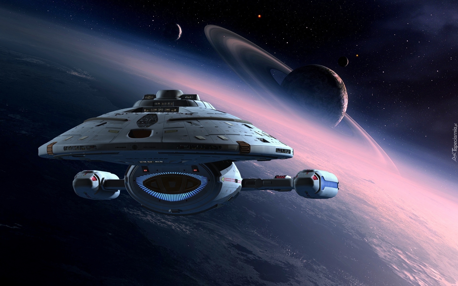 StarTrek, Voyager, Statek, Kosmiczny Star Trek