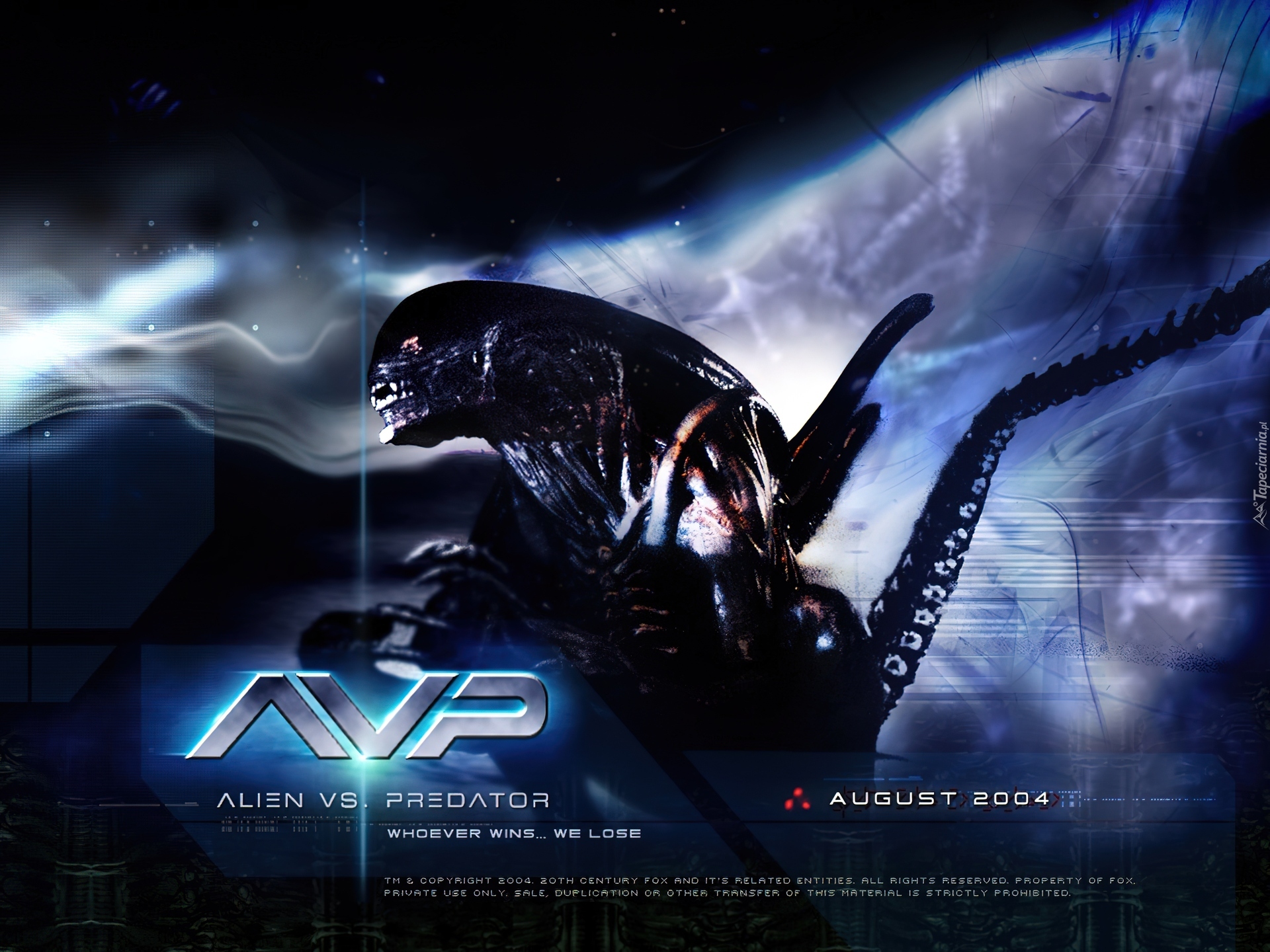 Alien Vs Predator 1, dziwoląg, ogon