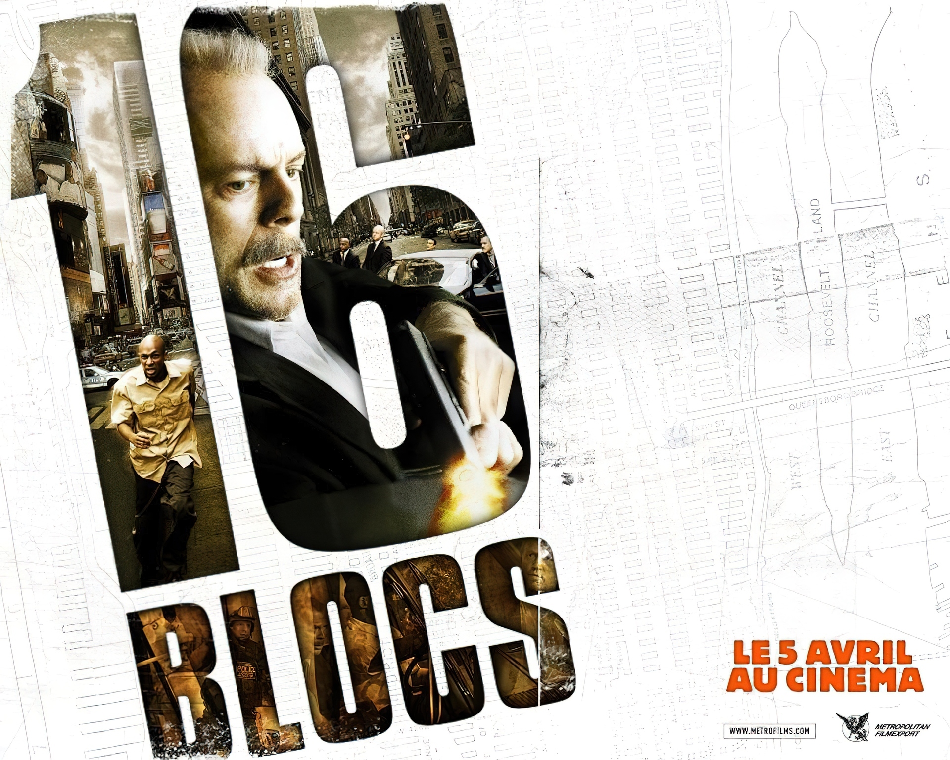 16 Blocks, liczba, Bruce Willis