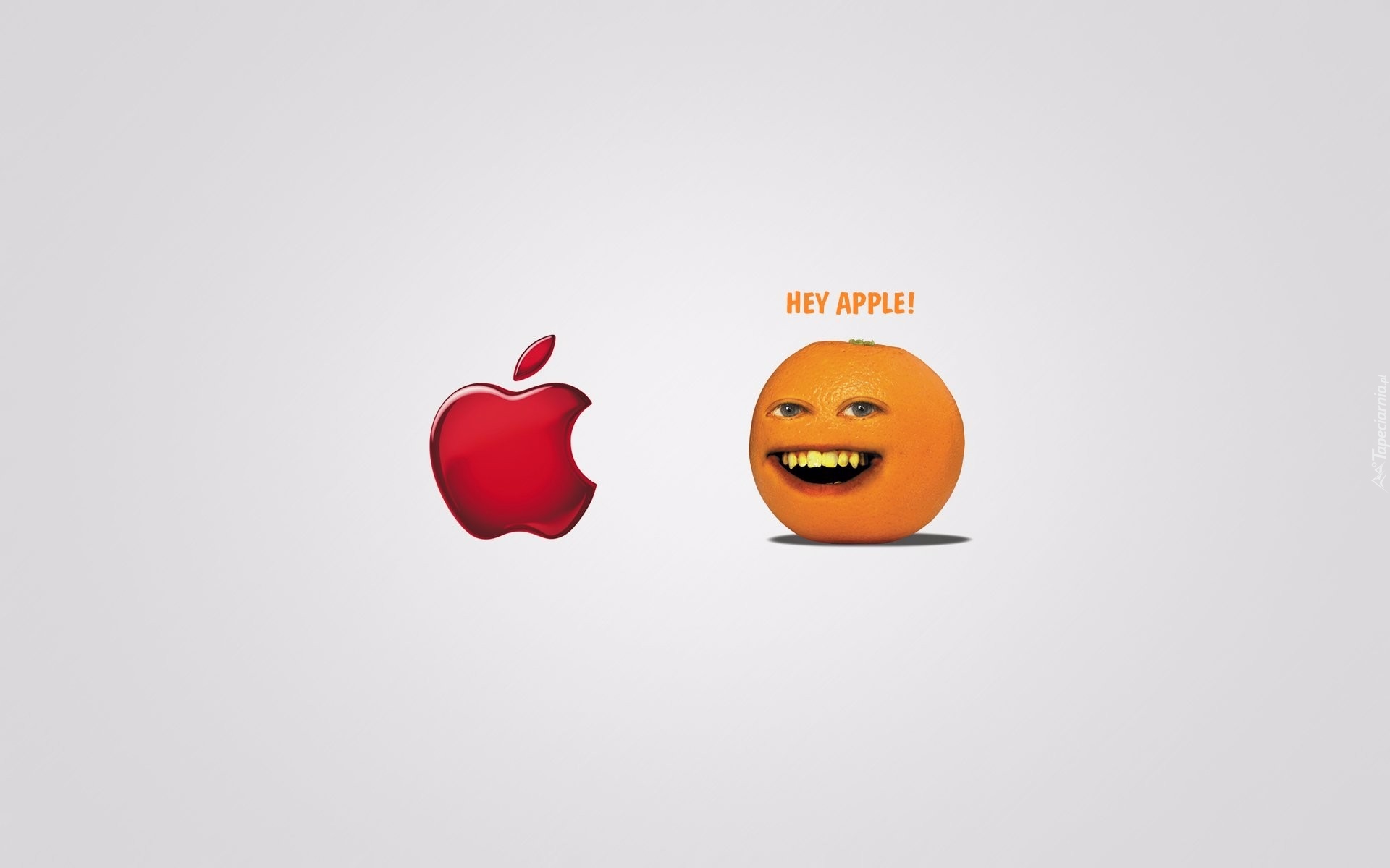 Grafika 2D, Logo, Apple, Pomarańcza