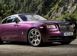 Fioletowy Rolls-Royce Wraith