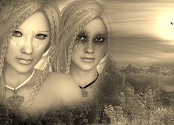 Szary + Sepia