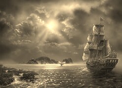 Szary + Sepia
