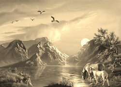 Szary + Sepia