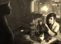 Szary + Sepia