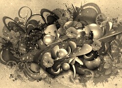 Szary + Sepia