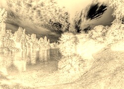 Sepia + Negatyw