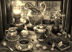 Szary + Sepia