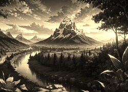Szary + Sepia