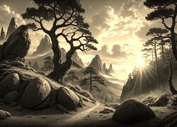 Szary + Sepia