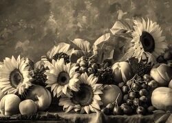 Szary + Sepia