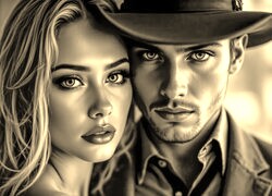 Szary + Sepia