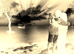 Sepia + Negatyw