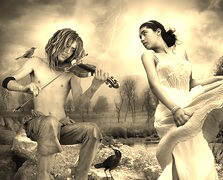 Szary + Sepia