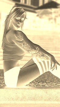 Sepia + Negatyw