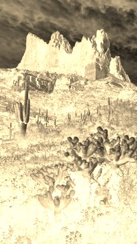 Sepia + Negatyw