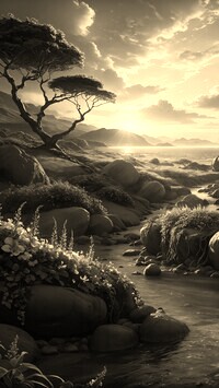 Szary + Sepia