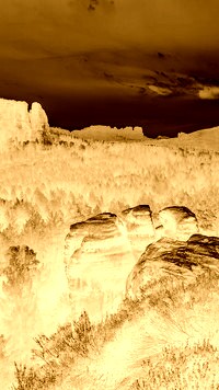Sepia + Negatyw