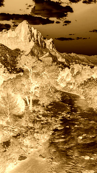 Sepia + Negatyw