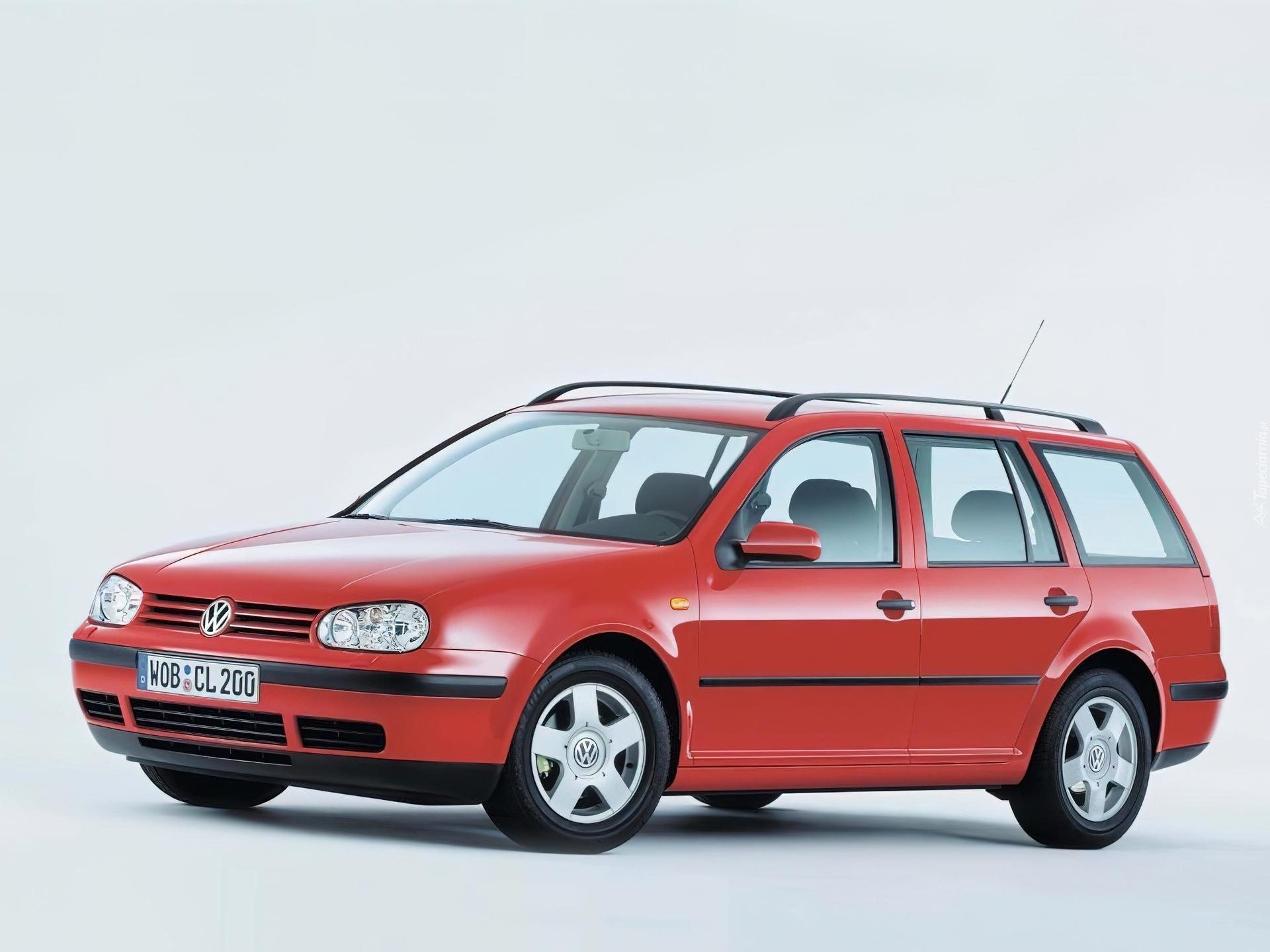 Edycja Tapety Volkswagen Golf 4, Kombi, Czerwone