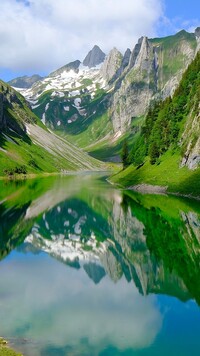 Alpy i jezioro Falensee