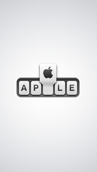 Apple na klawiaturze