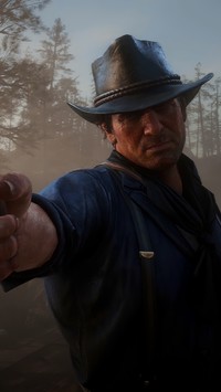 Arthur Morgan w kapeluszu