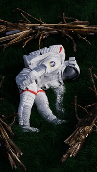 Astronauta na trawie