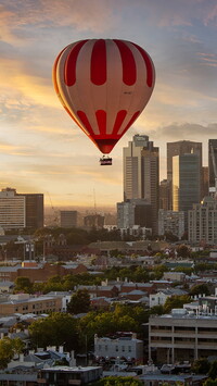 Balon nad Melbourne w Australii