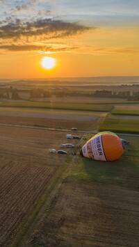 Balony na polu