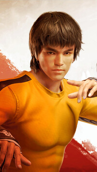 Bruce Lee na plakacie gry Naraka Bladepoint