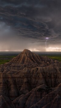 Burza nad Parkiem Narodowym Badlands