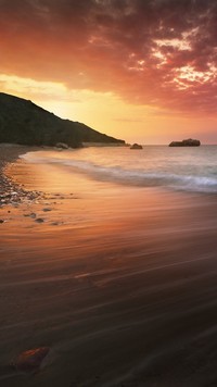 Cypryjski zachód słońca