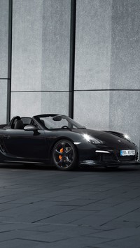 Czarne Porsche Boxster