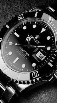 Czarny Rolex Submariner